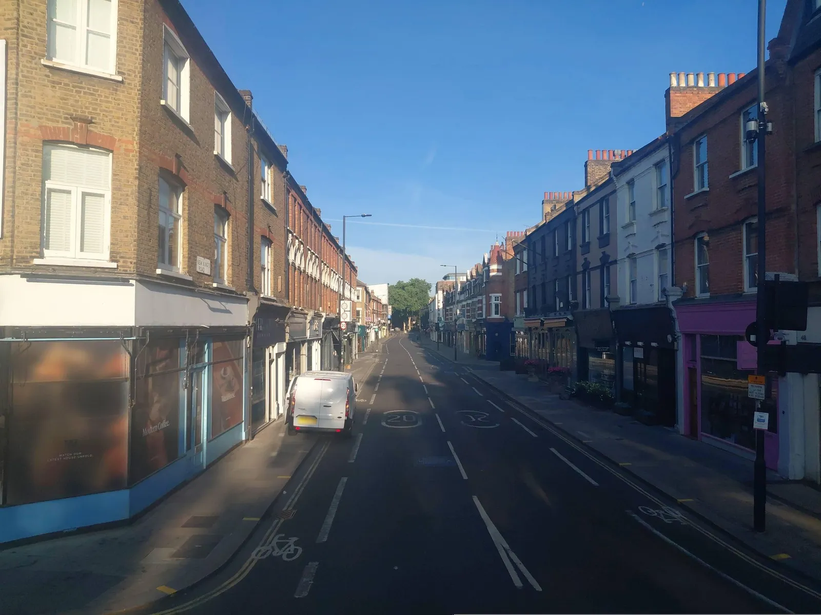 Aragon House, Fulham — street-level view