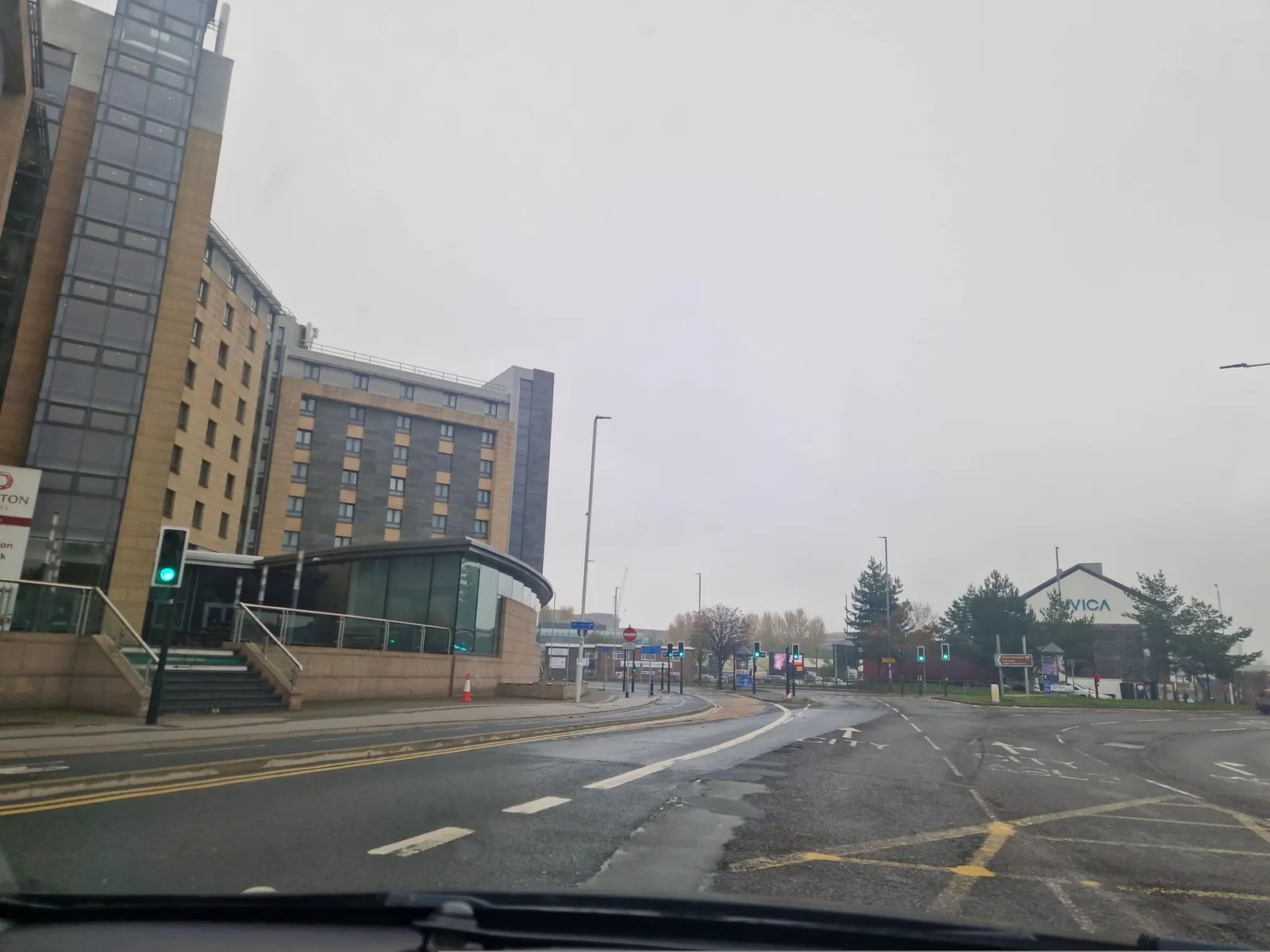 Clayton Hotel — street-level view