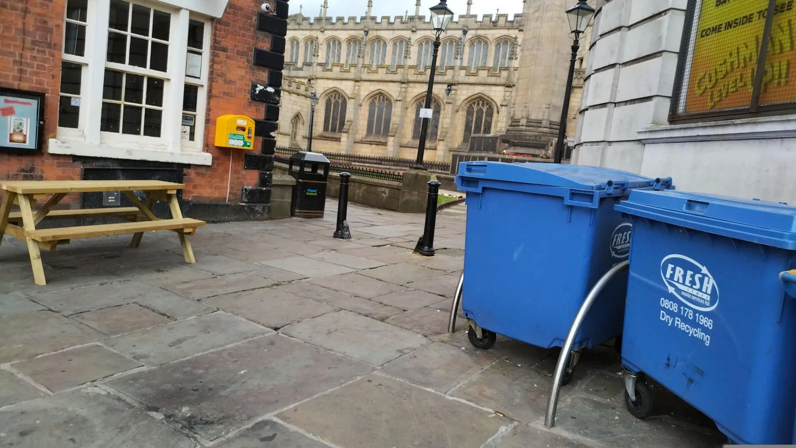 Dog and Partridge — street-level view