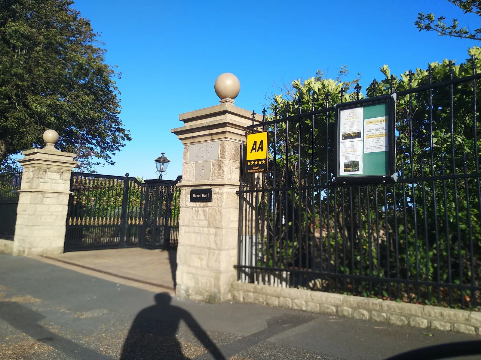 Haven Hall — street-level view