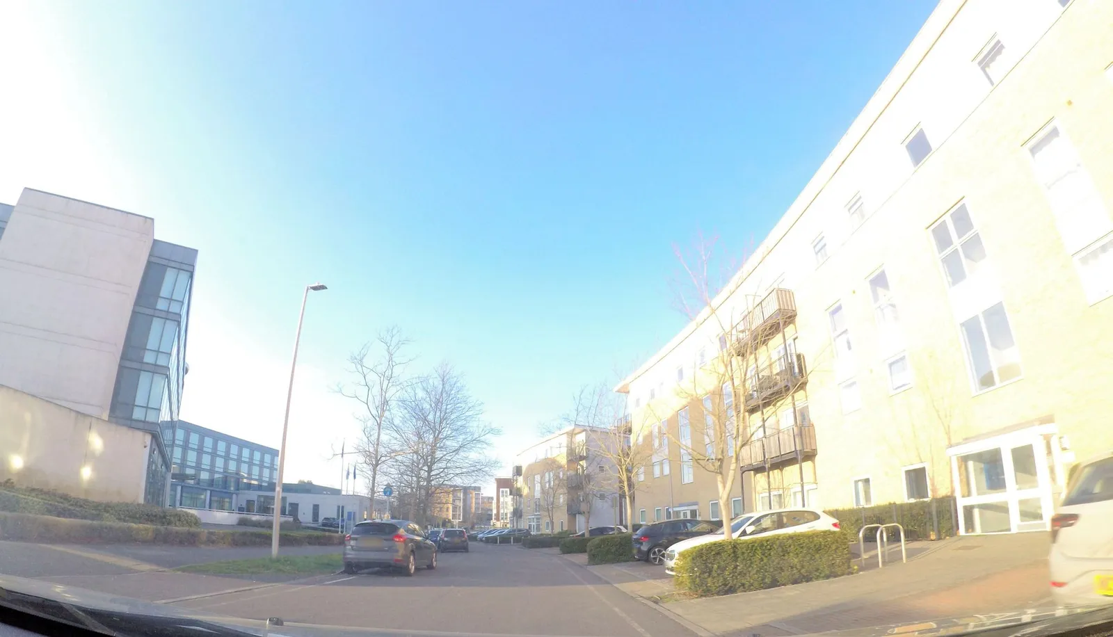 Hilton Reading — street-level view
