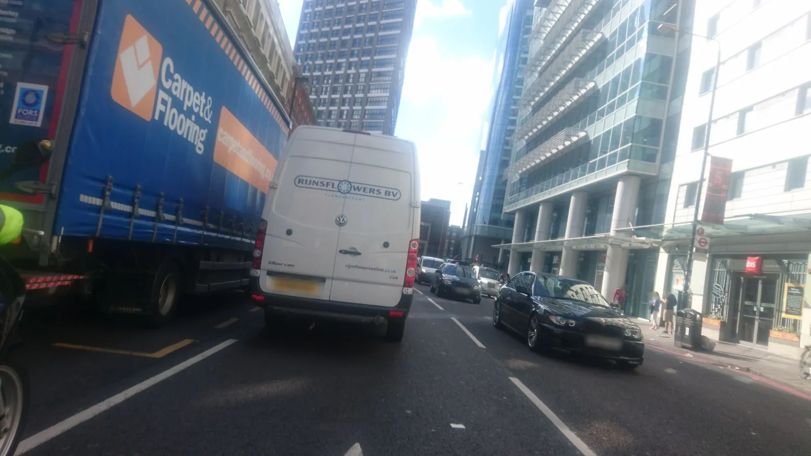 Ibis London City — street-level view