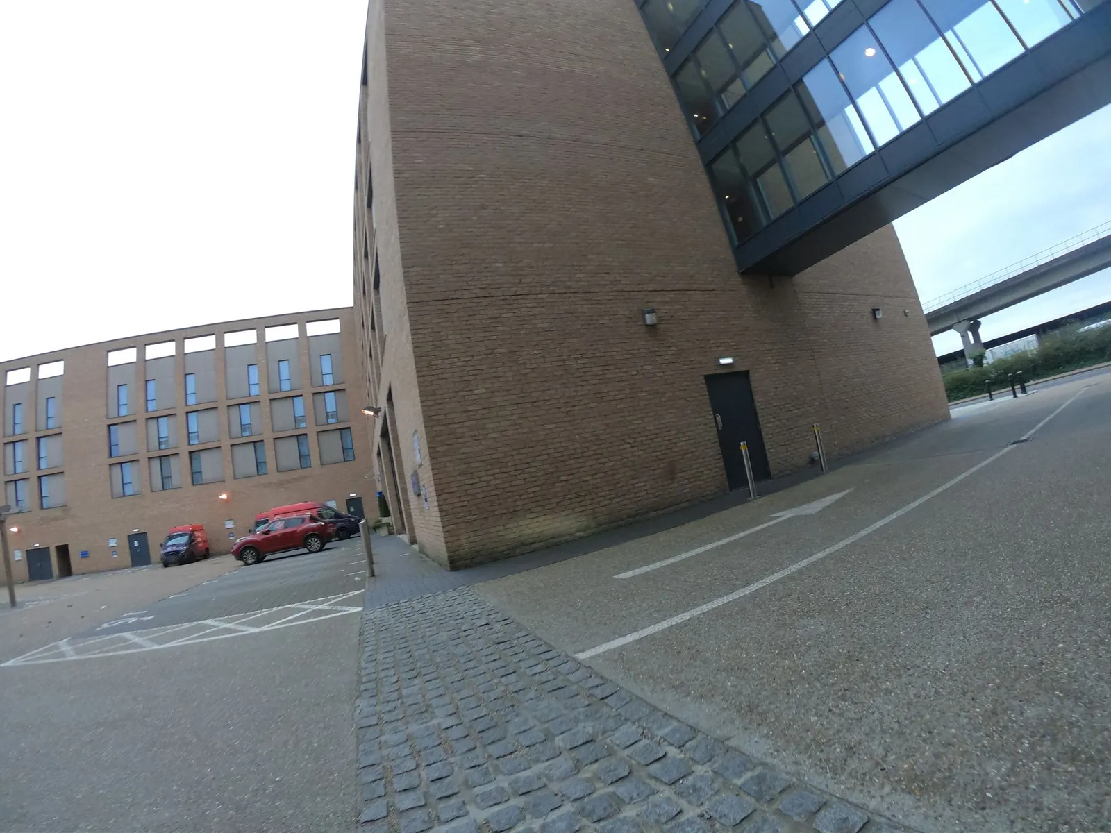 Moxy London Excel — street-level view