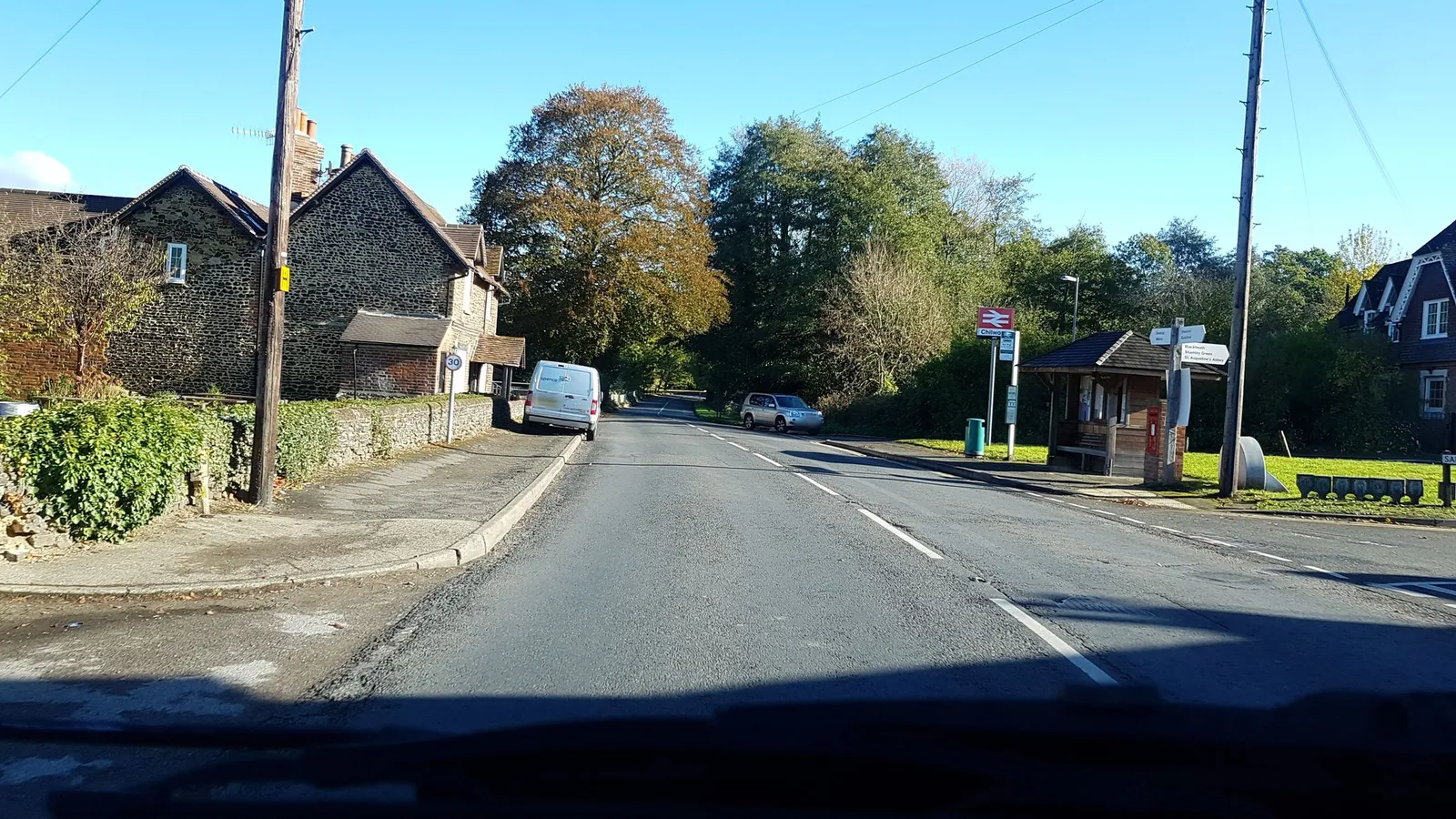 Percy arms — street-level view
