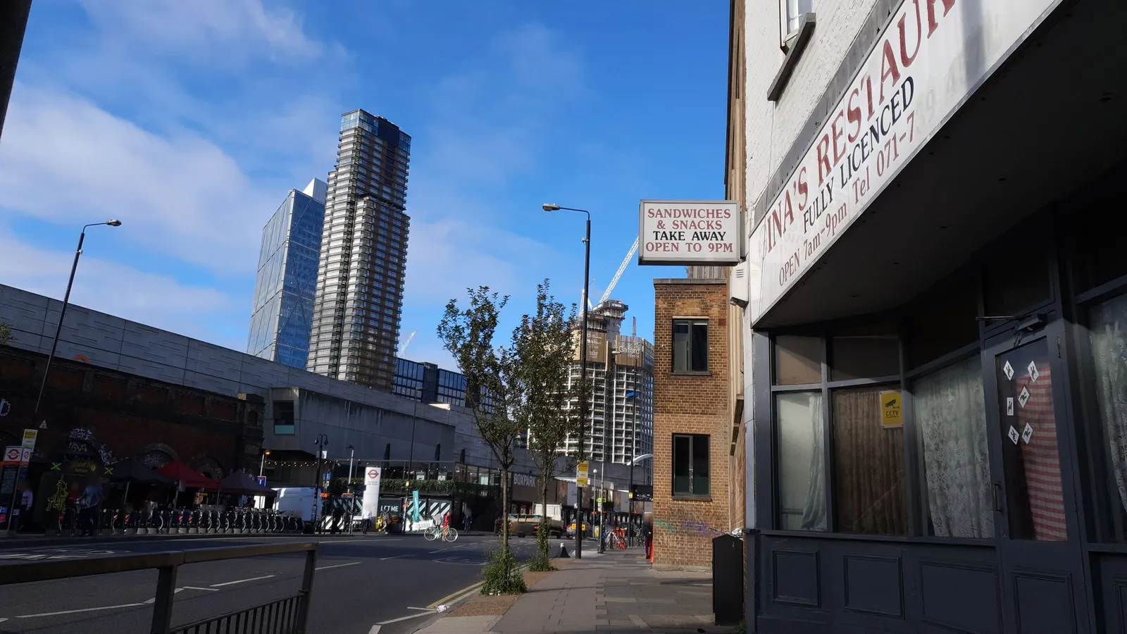 Redchurch Townhouse — street-level view