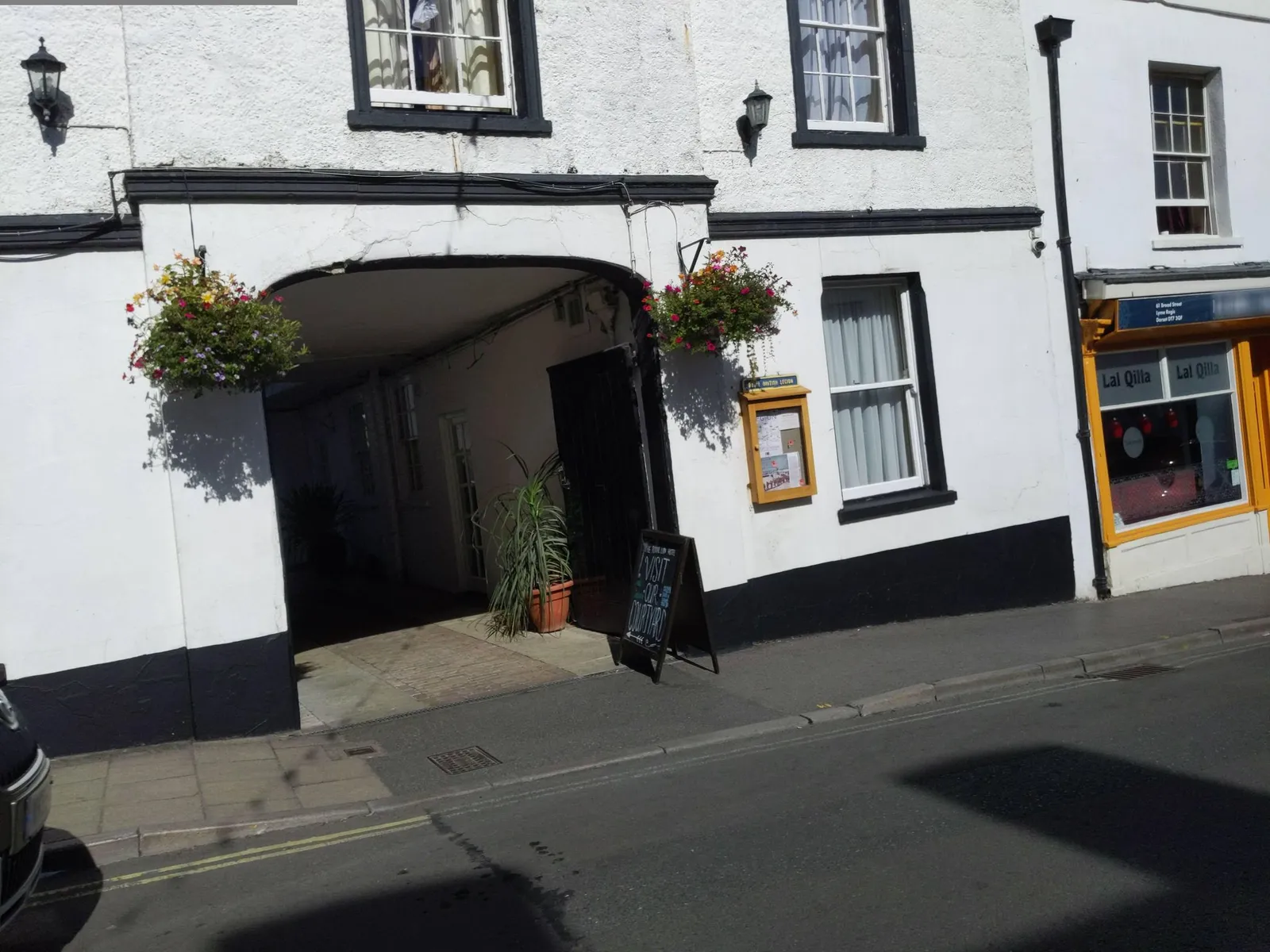Royal Lion Hotel — street-level view