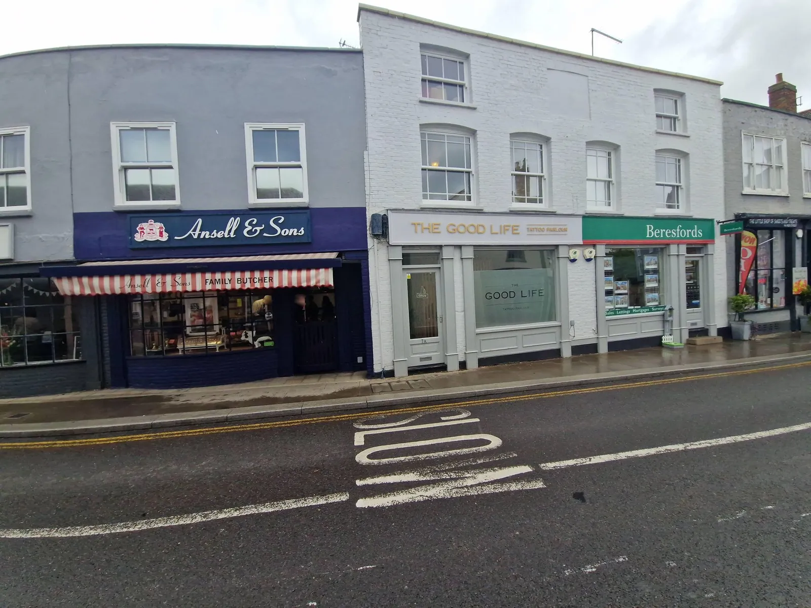 Saffron Tea Rooms — street-level view