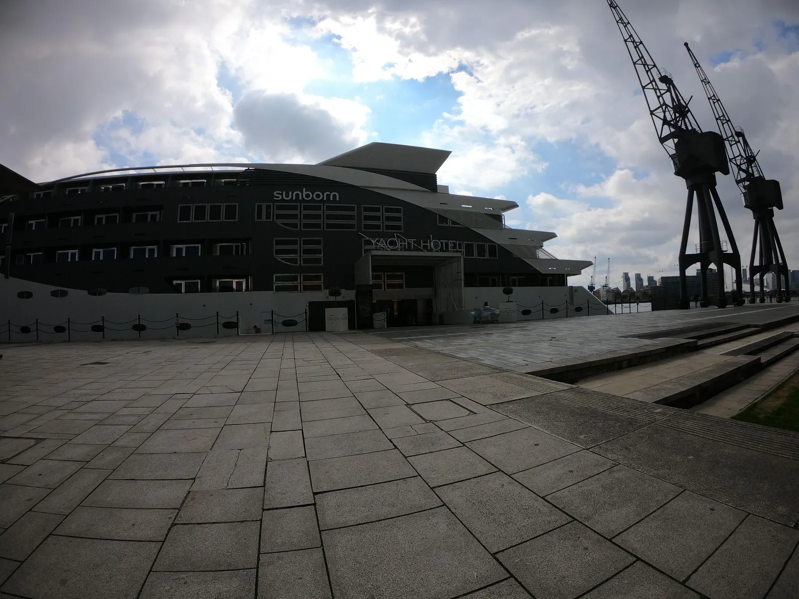 Sunborn Hotel — street-level view