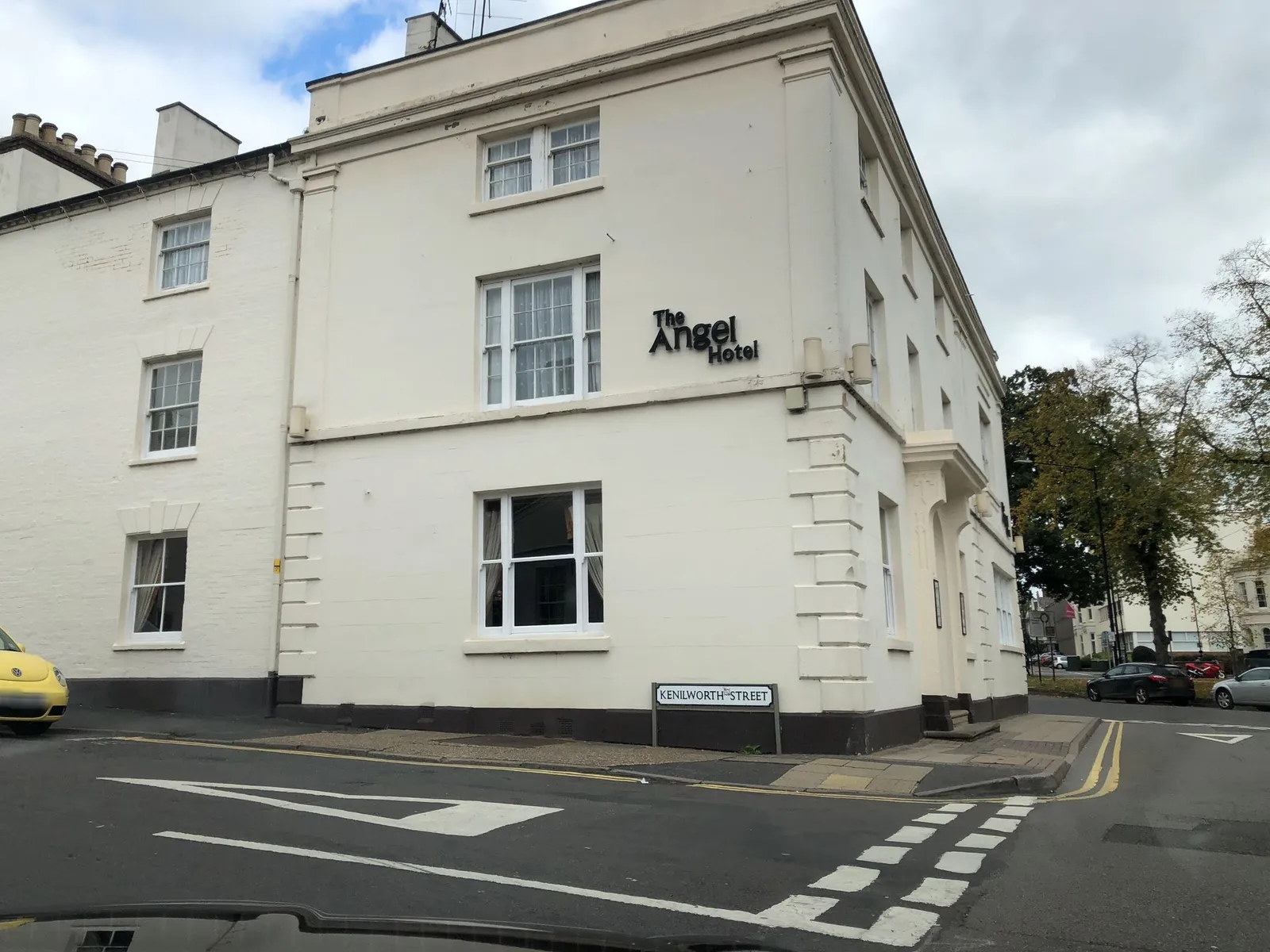 The Angel Hotel — street-level view
