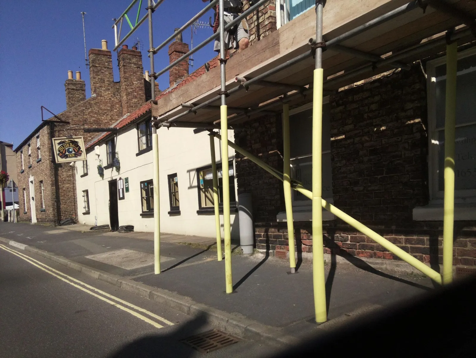 The Blue Ball Public House And Attached Outbuildings At Rear — street-level view