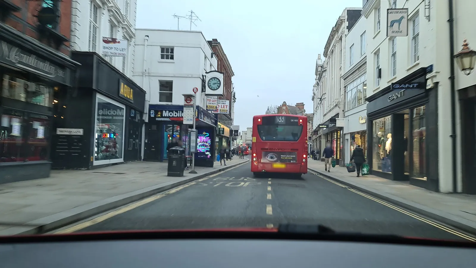 The Britannia — street-level view