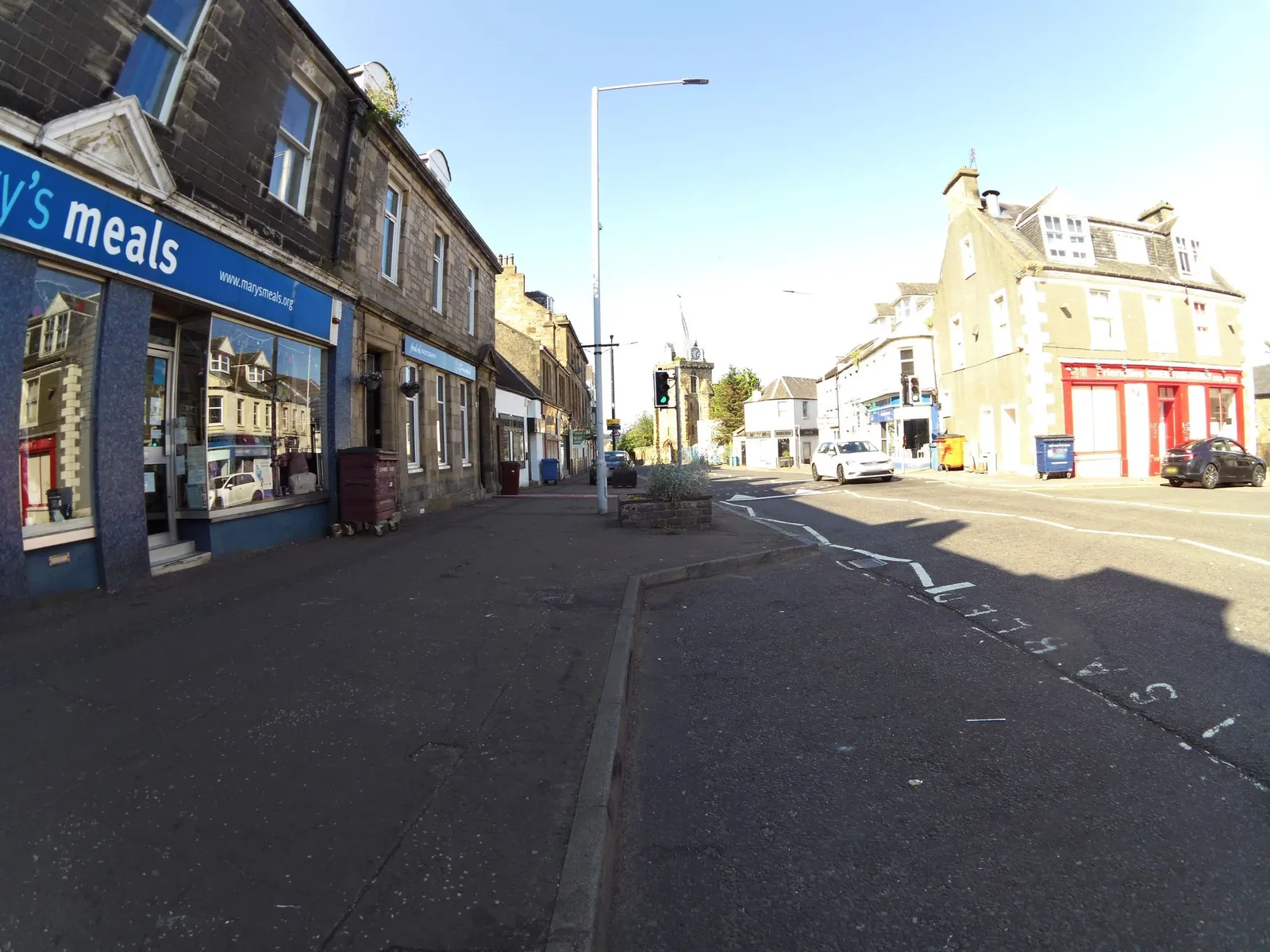 The Burgh Arms — street-level view