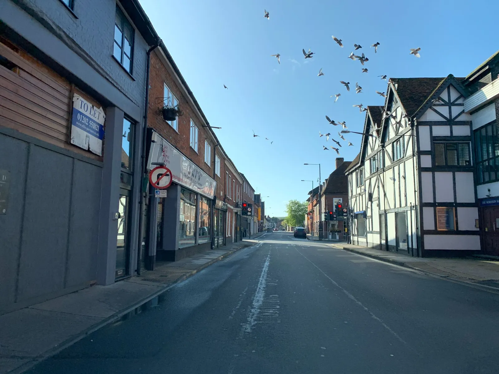 The Cathedral Hotel — street-level view