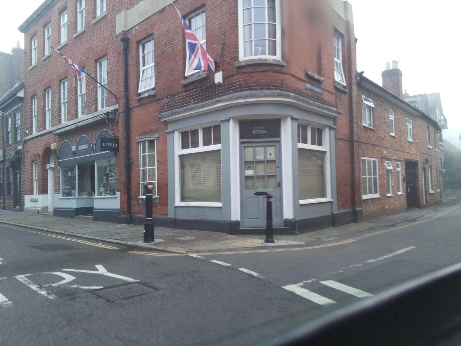 The Crown and Cushion — street-level view