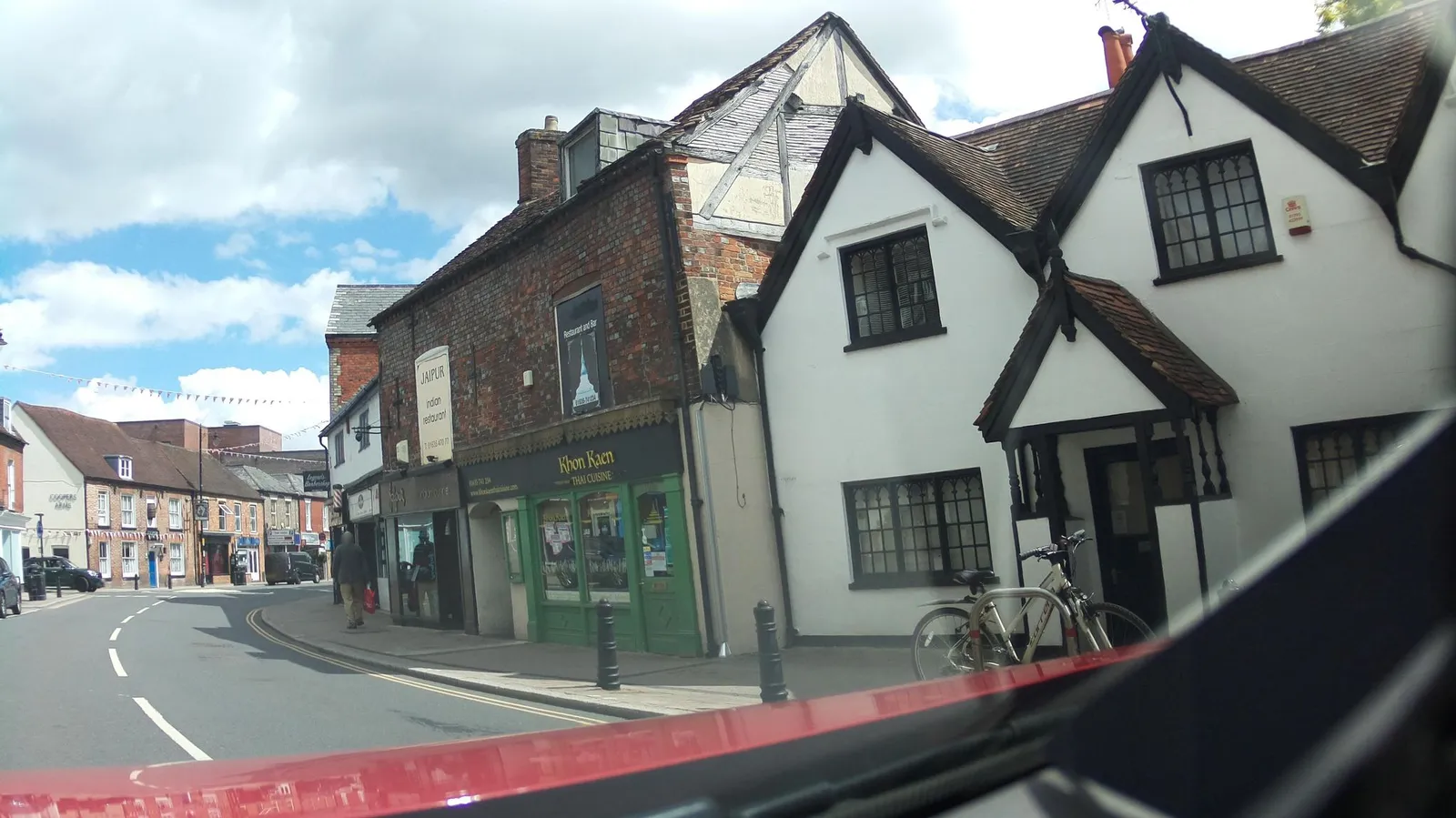 The Eight Bells — street-level view