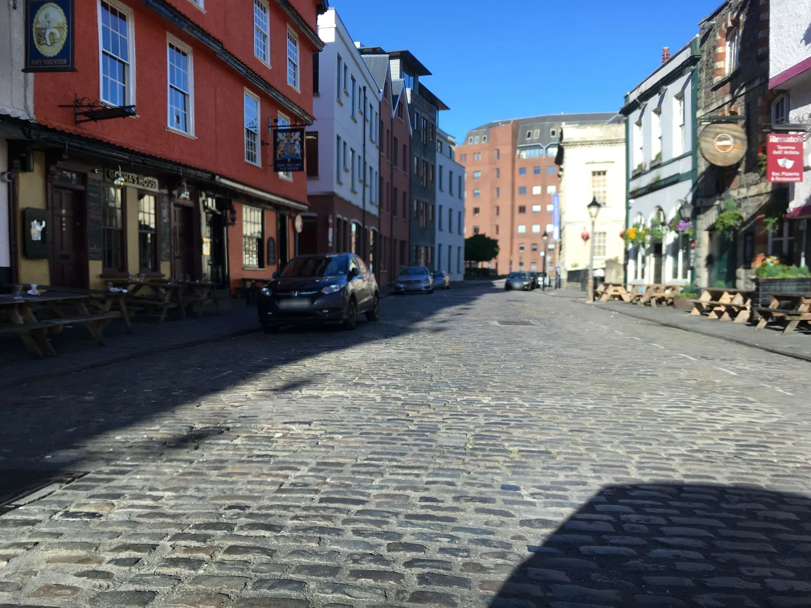 The Famous Royal Navy Volunteer — street-level view