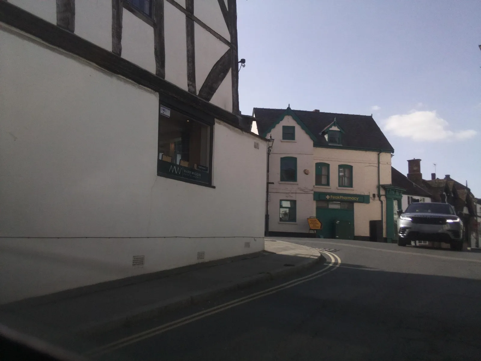 The Feathers Hotel — street-level view