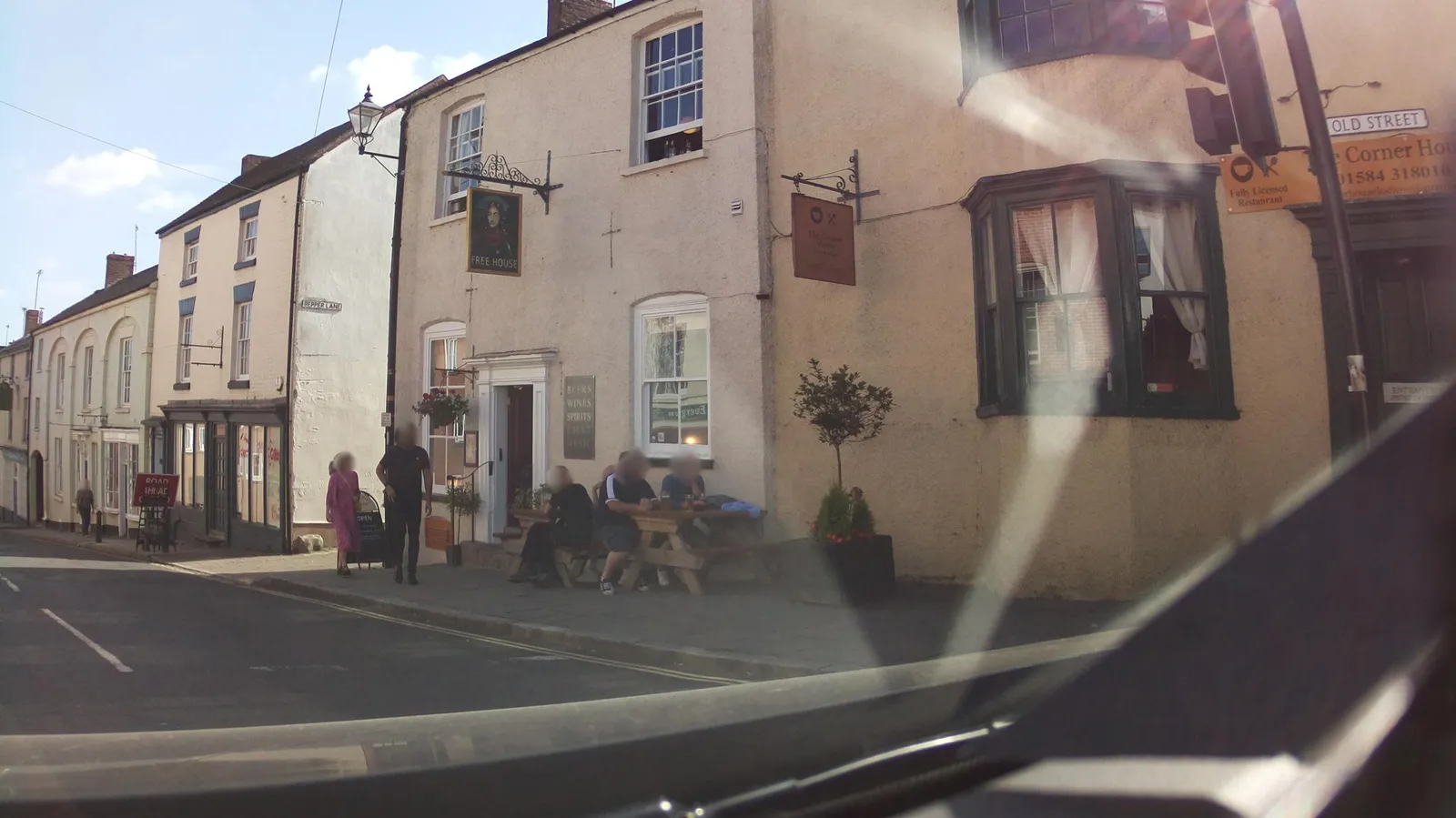 The Feathers Hotel — street-level view