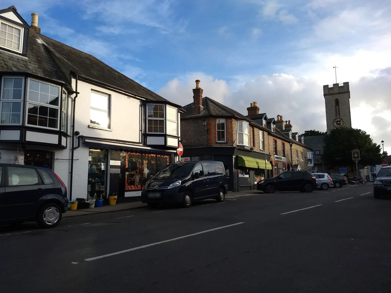 The George Hotel — street-level view
