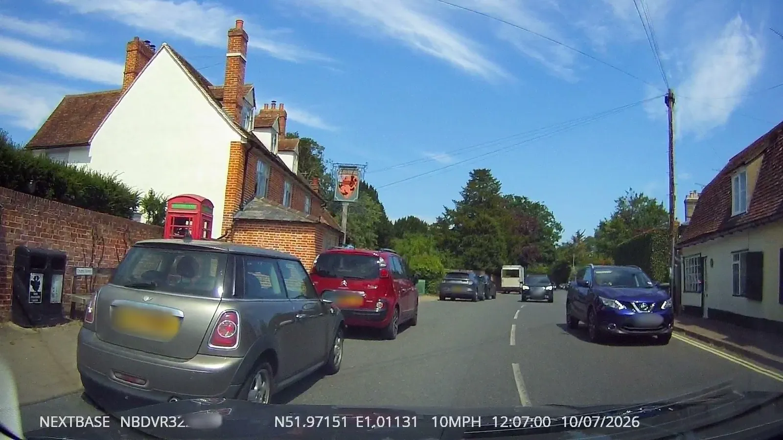 The Red Lion, East Bergholt — street-level view