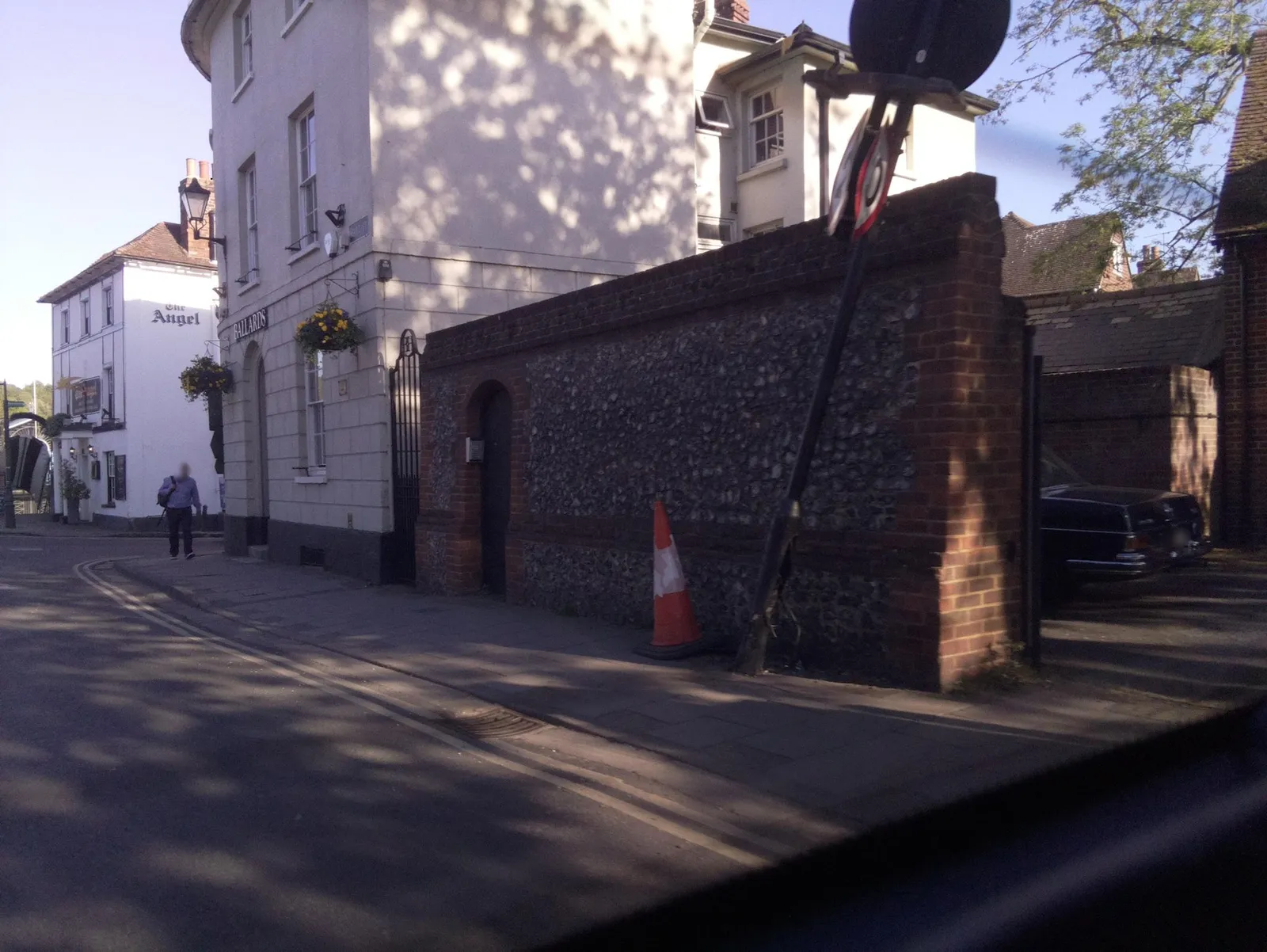 The Red Lion Hotel — street-level view