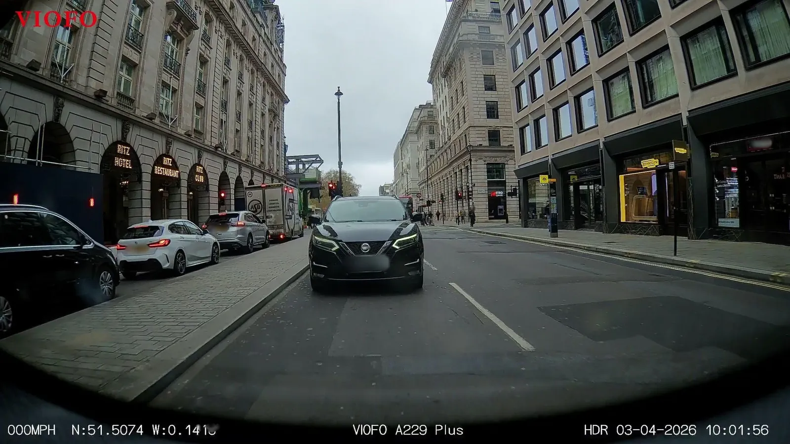 The Ritz London — street-level view