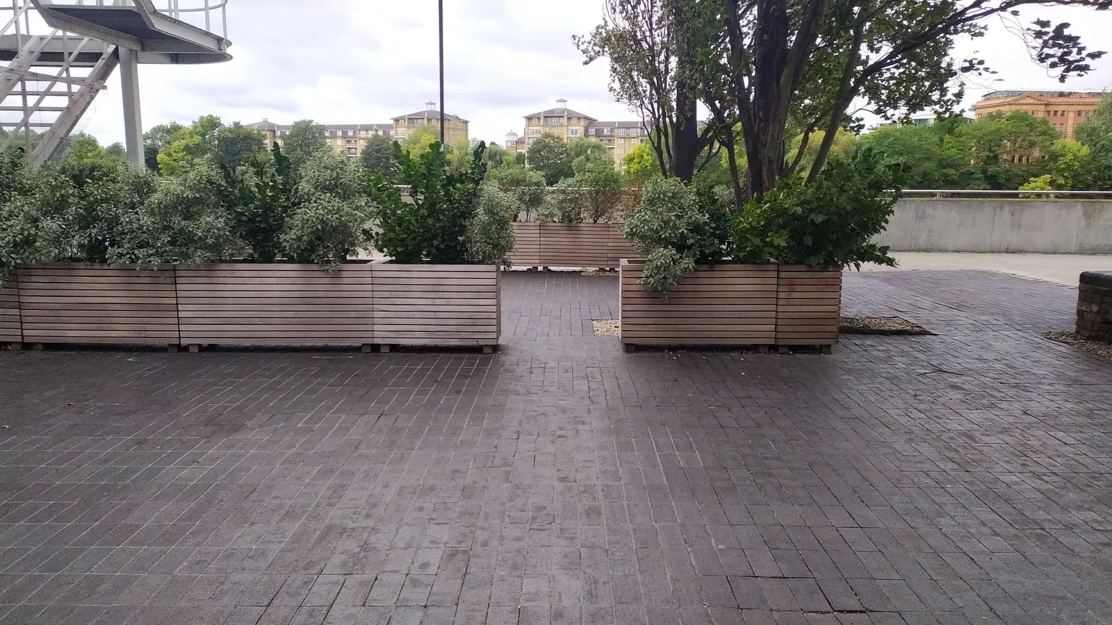 The River Cafe — street-level view
