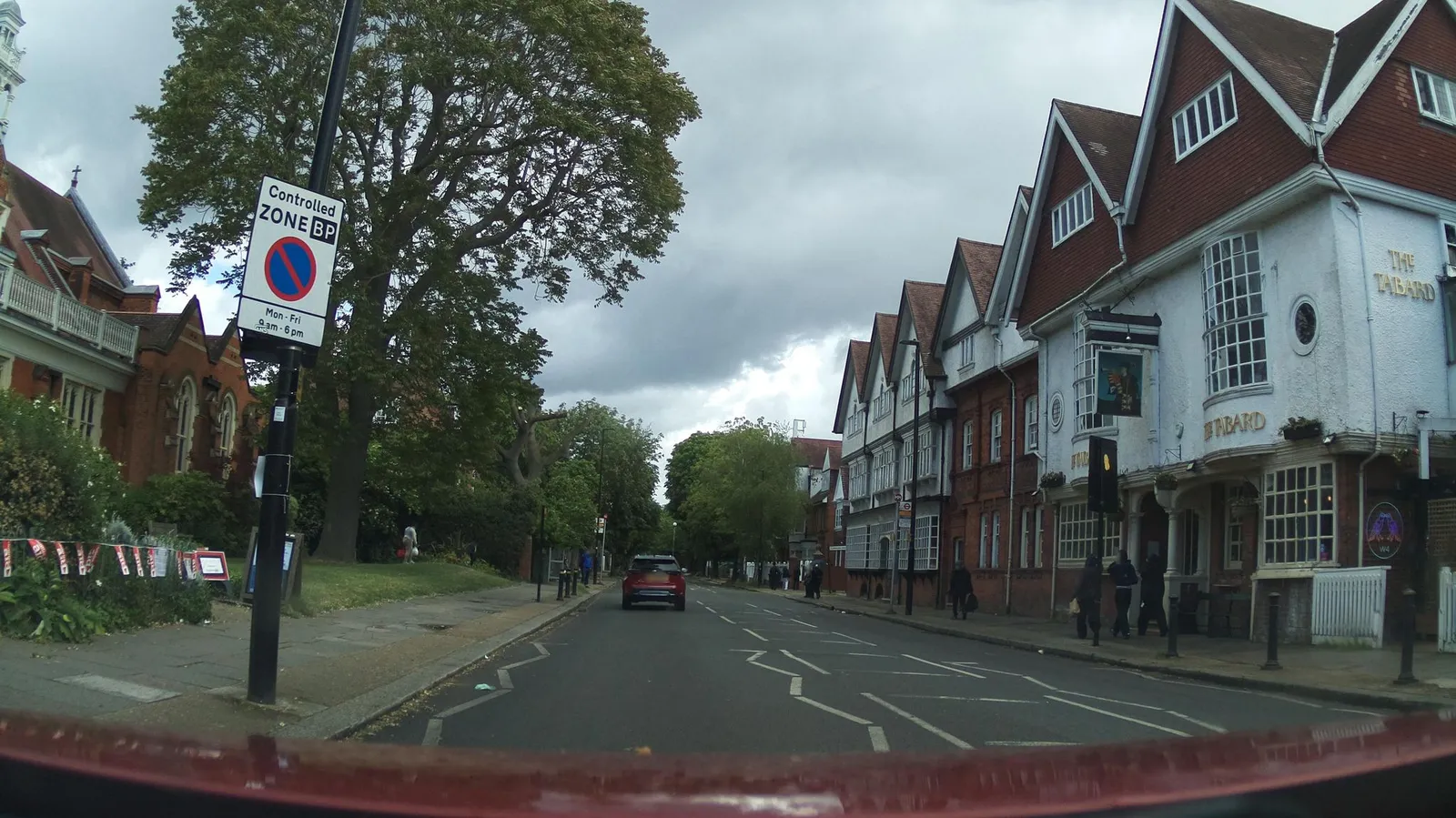 The Tabard — street-level view