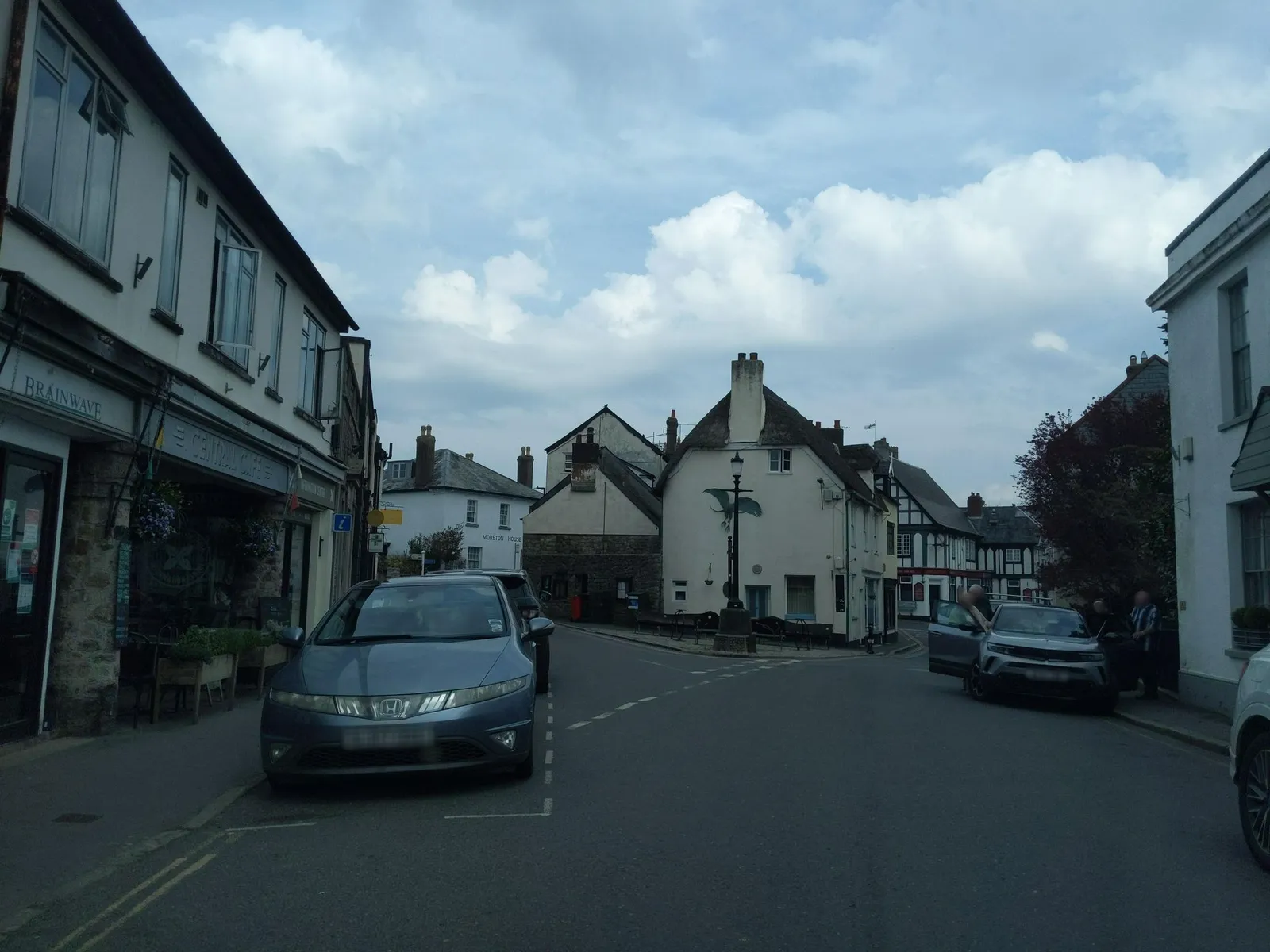 The White Hart Hotel — street-level view