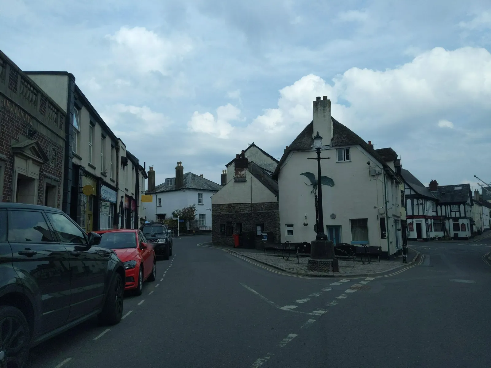 The White Hart Hotel — street-level view