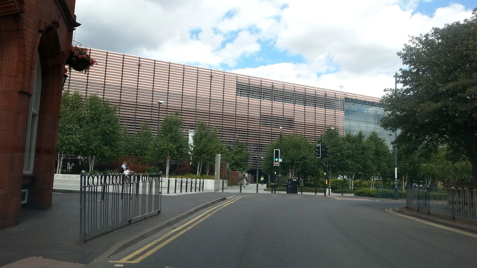 The Woodman — street-level view