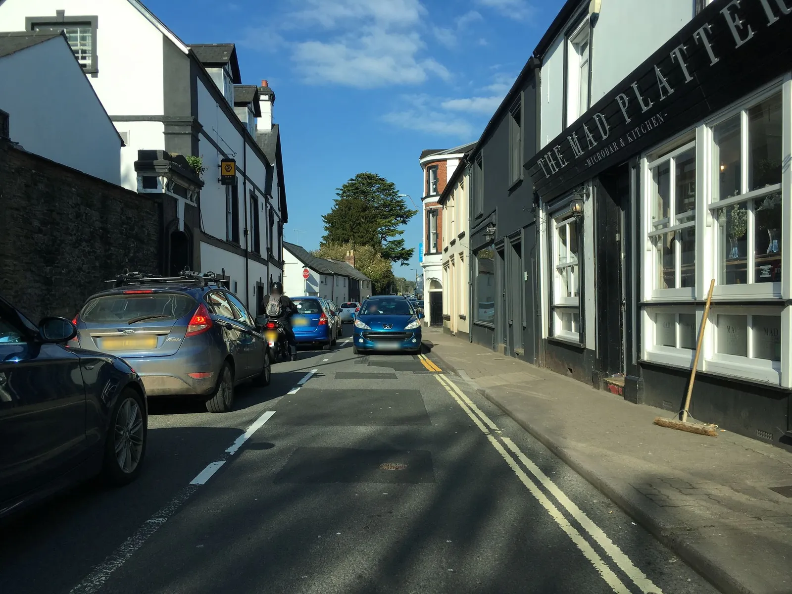 Three Salmons Hotel — street-level view