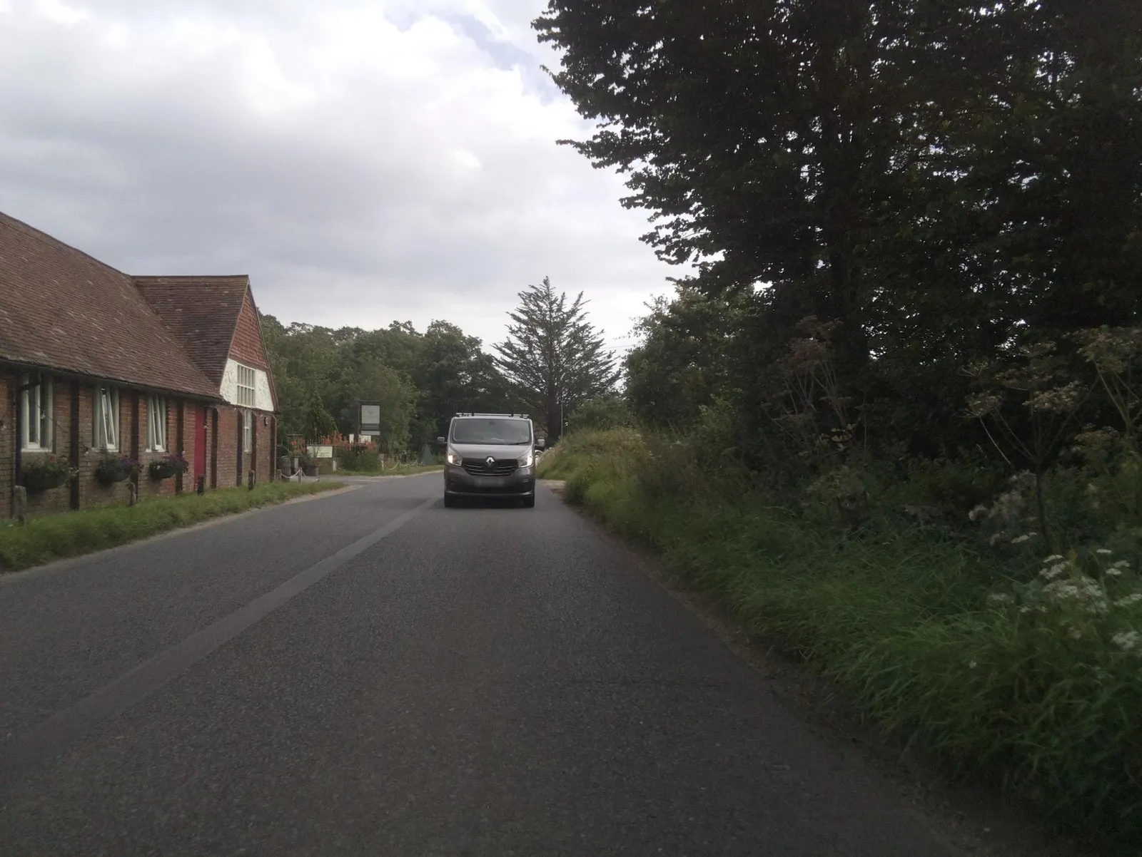 Walhampton Arms, formerly farm building range at Home Farm — street-level view
