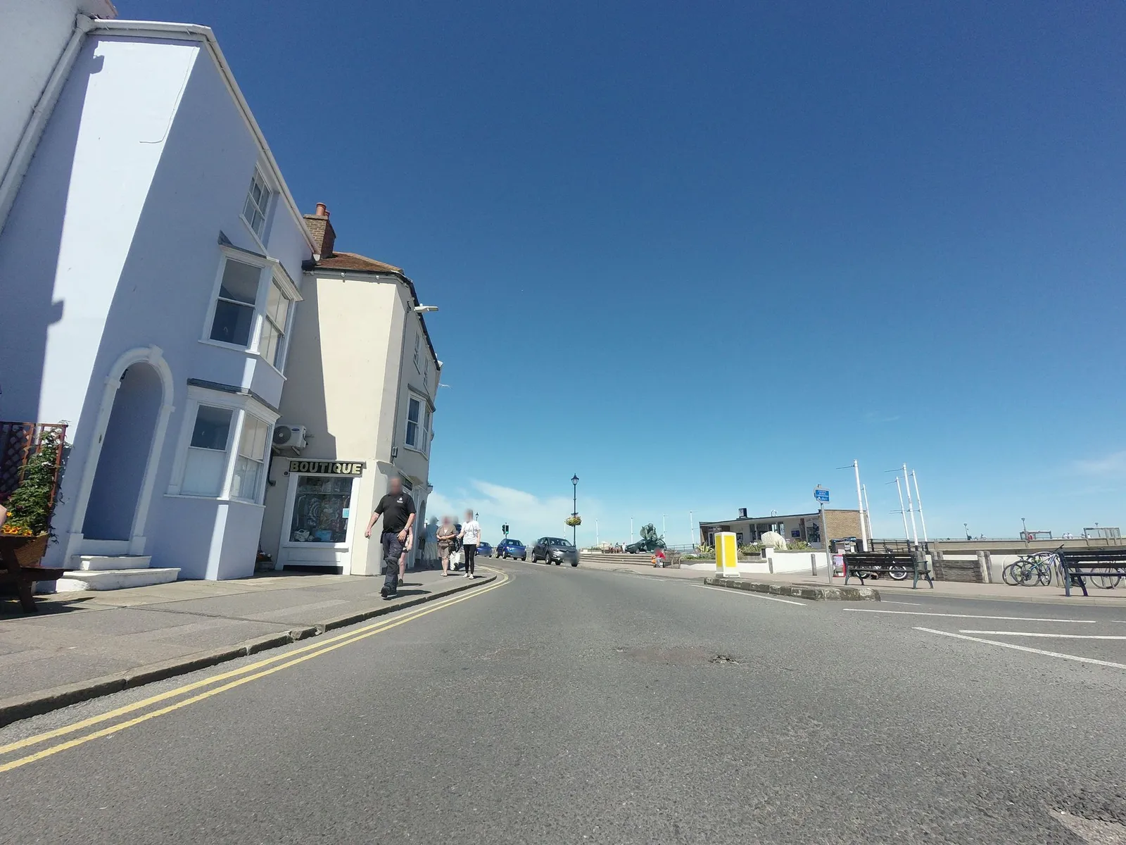 Waterfront Hotel — street-level view