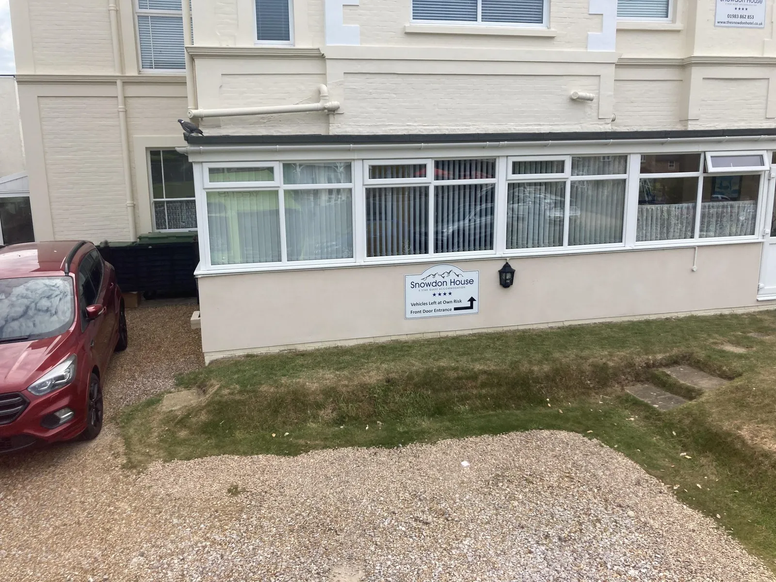 Westbury Lodge — street-level view